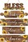 Sunflower Kitchen Wall Decor Bless The Food Before Us Sign Farmhouse Wooden Signs Rustic Dining Room Wall Art Country Vintage Hanging Decoration for Home Kitchen Room(Classic Style)
